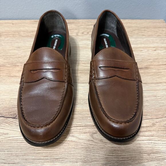 Nunn Bush Men’s Brown Leather Penny Loafers Size 12M - Picture 1 of 7